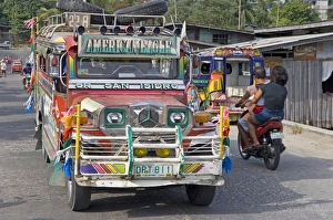 Jeepney, Tagbilaran city, Bohol island, The Philippines, Southeast Asia, Asia Jeepney, Tagbilaran city, Bohol island, The Philippines, Southeast Asia, Asia