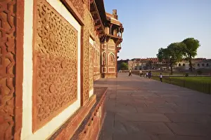 National Landmarks Prints: Jehangirs Palace in Agra Fort, UNESCO World Heritage Site, Agra, Uttar Pradesh
