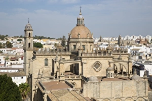 Neoclassical Prints: Jerez de la Frontera Cathedral, Jerez de la Frontera, Cadiz province, Andalucia, Spain