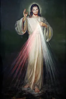 Images Dated 6th April 2007: Jesus of Mercy painting in San Spirito in Sassia church, Rome, Lazio, Italy, Europe