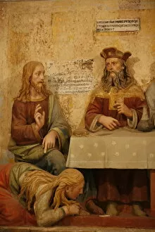 Images Dated 8th November 2006: Jesus, Simon the Pharisee and the sinner, San Vivaldo, Tuscany, Italy, Europe