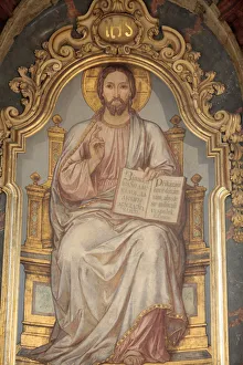 Biblical Prints: Jesus, St. Nicholass Church, Prague, Czech Republic, Europe