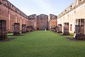 Jesuit Prints: Jesus de Tavarangue, one of the best preserved Jesuit Missions, UNESCO World Heritage Site