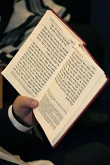 Books Prints: Jew reading Patah Eliahou prayer book, Paris, France, Europe