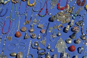 Jewellery laid out for sale