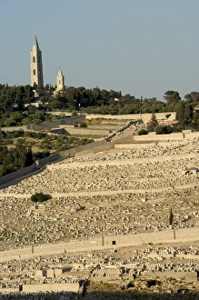 Israeli Prints: Jewish Cemetery