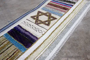 Galilee Prints: Jewish textile motif, Safed, Galilee, Israel, Middle East