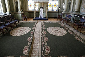Chairs Prints: Jewish wedding chuppah, Grand Choral Synagogue, St. Petersburg, Russia, Europe