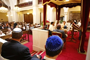 Images Dated 7th July 2008: Jewish wedding, Neuilly-sur-Seine, Hauts-de-Seine, France, Europe
