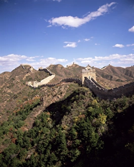 Barrier Prints: Jinshanling section, the Great Wall of China, UNESCO World Heritage Site