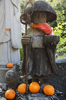 Images Dated 10th January 2000: A Jizo Buddha statue at Ishiteji Temple