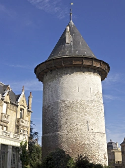 Rouen Prints: Joan of Arc Tower dating from the 13th century, Rouen, Normandy, France, Europe