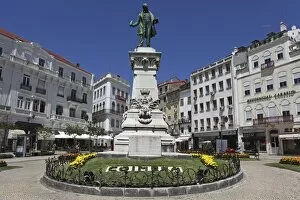 Images Dated 18th July 2010: Joaquim Antonio de Aguiar memorial at the Largo de Portagem square, Coimbra