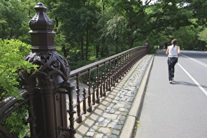 Central Park Prints: Jogger in Central Park, Manhattan, New York City, New York, United States of America