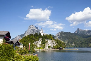 Upper Austria Prints: Johannesberg Chapel and Lake Traunsee