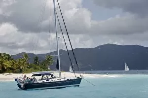 Jost Van Dyke, the smallest of the four main islands of the British Virgin Islands, West Indies, Caribbean