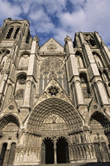 Loire Prints: The Last Judgement, St. Etienne cathedral, UNESCO World Heritage Site, Bourges
