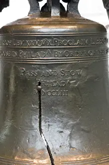 On July 8 1776, the Liberty Bell rang out from the tower of Independence Hall summoning citizens to hear the first public reading of the Declaration of Independence by colonel John Nixon, Philadelphia, Pennsylvania, United States of America