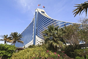 Jumeirah Beach Prints: Jumeirah Beach Hotel, Jumeirah Beach, Dubai, United Arab Emirates, Middle East