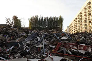 Pile Prints: Junkyard, Montrouge, Hauts-de-Seine, France, Europe