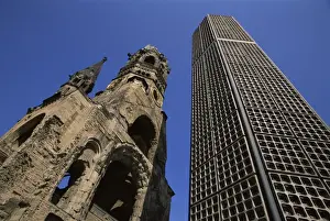 Kaiser Wilhelm Gedachtniskirche and new hexagonal Bell Tower