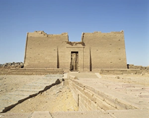 Nubian Prints: Kalabsha Temple, near Aswan, Nubia, Egypt, North Africa, Africa