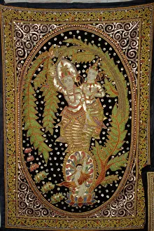 Mandalay Prints: Kalaga tapestry, Mandalay, Myanmar (Burma), Asia