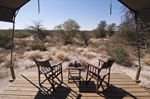 Images Dated 6th June 2009: Kalahari Plains Camp, Deception Valley, Central Kalahari Game Reserve, Botswana, Africa