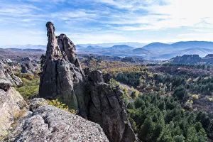Kaleto Rock Fortress, overlook over the rock formations, Belogradchik, Bulgaria