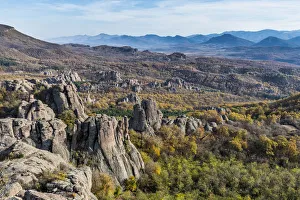 Bulgaria Prints: Kaleto Rock Fortress, overlook over the rock formations, Belogradchik, Bulgaria