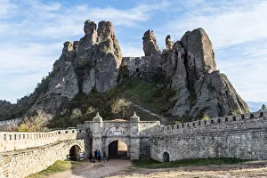 Surrounding Wall Prints: Kaleto Rock Fortress, rock formations, Belogradchik, Bulgaria