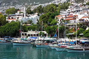Yachts Prints: Kalkan Mairina, Kalkan, Antalya, Turkey