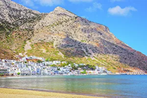 Vibrant Community Prints: Kamares beach, Kamares, Sifnos Island, Cyclades, Greek Islands, Greece, Europe