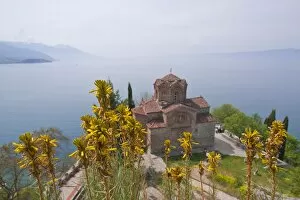 Images Dated 23rd April 2008: Kaneo Church at Ohrid at Lake Ohrid, UNESCO World Heritage Site, Macedonia, Europe