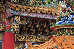 Chinatown Prints: Kanteibyo Temple, Chinatown, Yokohama, Honshu Island, Japan, Asia