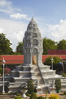 Phnom Penh Prints: Kantha Bopha Stupa at Silver Pagoda in Royal Palace