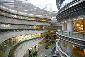 Istanbul Prints: Kanyon shopping mall in Levent area, Istanbul, Turkey, Europe