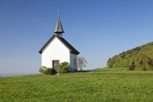 Black Forest Prints: Kapelle Saalenberg chapel, Soelden, Markgraefler Land, Black Forest, Baden- Wurttemberg