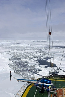 Ice Breaker Prints: Kapitan Khlebnikov, Russian icebreaker and pack ice, Weddell Sea, Antarctica