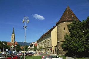 Bishops Palace Prints: Kapitol, Tower of Bishops Palace, Zagreb, Croatia, Europe