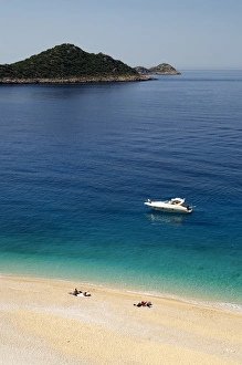 Kaputas beach at Kalkan area, Anatolia, Turkey, Asia Minor, Eurasia
