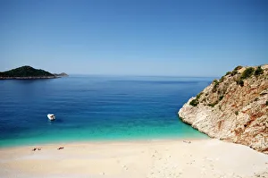 Asia Minor Prints: Kaputas beach at Kalkan area, Anatolia, Turkey, Asia Minor, Eurasia