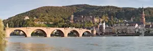 Heilig Geist Church Prints: Karl Theodor Bridge, Stadttor, Castle and Heilig Geist church