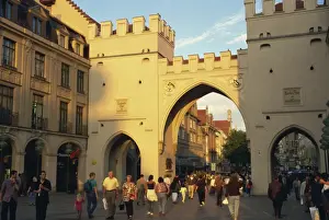 City Gates Prints: Karls Gate (Tor), Munich, Bavaria, Germany, Europe