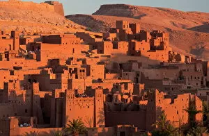 Moroccan Culture Gallery: Kasbah Ait Benhaddou, an ancient fortified village (Ksar) on the old caravan route between The