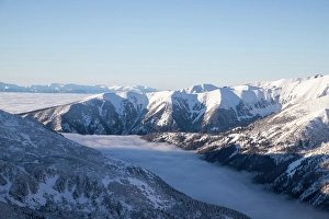 Poland Prints: Kasprowy Wierch and the surrounding area in winter, Tatra mountains, Poland