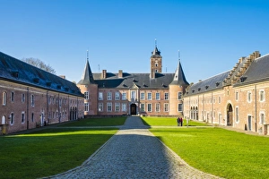 Kasteel Alden Biesen castle, Bilzen, Limburg, Vlaanderen (Flanders), Belgium, Europe