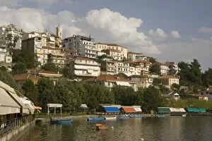 Images Dated 19th July 2008: Kastoria and Lake Orestiada, Macedonia, Greece, Europe