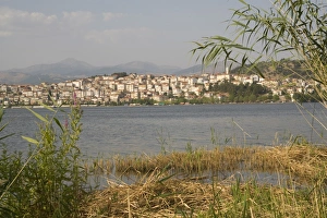 Images Dated 20th July 2008: Kastoria and Lake Orestiada, Macedonia, Greece, Europe
