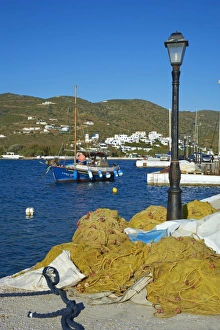 Katapola port, Amorgos, Cyclades, Aegean, Greek Islands, Greece, Europe